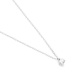 Colgante Solitario de oro blanco de 18 Kt con diamante de 0,07 a 0,53 ct
