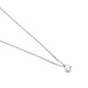 Colgante Solitario de oro blanco de 18 Kt con diamante de 0,07 a 0,53 ct