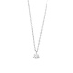 Colgante Solitario de oro blanco de 18 Kt con diamante de 0,07 a 0,53 ct