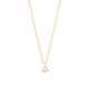 Colgante Solitario de oro amarillo de 18 Kt con diamante de 0,05 a 0,33 ct