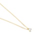Colgante Solitario de oro amarillo de 18 Kt con diamante de 0,05 a 0,33 ct