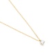 Colgante Solitario de oro amarillo de 18 Kt con diamante de 0,05 a 0,33 ct