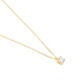 Colgante Solitario de oro amarillo de 18 Kt con diamante de 0,10 a 0,25 ct
