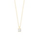 Colgante Solitario de oro amarillo de 18 Kt con diamante de 0,10 a 0,25 ct