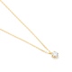 Colgante Solitario de oro amarillo de 18 Kt con diamante de 0,10 a 0,25 ct