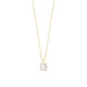 Colgante Solitario de oro amarillo de 18 Kt con diamante de 0,10 a 0,25 ct