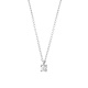 Colgante Solitario de oro blanco de 18 Kt con diamante de 0,10 a 0,43 ct