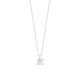 Colgante Solitario de oro blanco de 18 Kt con diamante de 0,10 a 0,43 ct