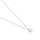 Colgante Solitario de oro blanco de 18 Kt con diamante de 0,10 a 0,43 ct