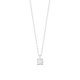 Colgante Solitario de oro blanco de 18 Kt con diamante de 0,10 a 0,43 ct