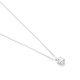 Colgante Solitario de oro blanco de 18 Kt con diamante de 0,10 a 0,43 ct