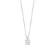Colgante Solitario de oro blanco de 18 Kt con diamante de 0,10 a 0,43 ct