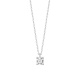 Colgante Solitario de oro blanco de 18 Kt con diamante de 0,10 a 0,43 ct