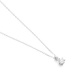 Colgante Solitario de oro blanco de 18 Kt con diamante de 0,05 a 0,53 ct