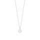 Colgante Solitario de oro blanco de 18 Kt con diamante de 0,05 a 0,53 ct