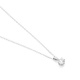 Colgante Solitario de oro blanco de 18 Kt con diamante de 0,05 a 0,53 ct
