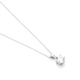 Colgante Solitario de oro blanco de 18 Kt con diamante de 0,05 a 0,53 ct