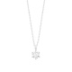 Colgante Solitario de oro blanco de 18 Kt con diamante de 0,05 a 0,53 ct