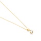 Colgante Solitario de oro amarillo de 18 Kt con diamante de 0,05 a 0,20 ct