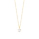 Colgante Solitario de oro amarillo de 18 Kt con diamante de 0,05 a 0,20 ct