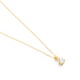 Colgante Solitario de oro amarillo de 18 Kt con diamante de 0,05 a 0,20 ct