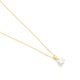 Colgante Solitario de oro amarillo de 18 Kt con diamante de 0,05 a 0,20 ct