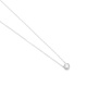 Colgante Solitario de oro blanco de 18 Kt con diamante de 0,05 a 0,20 ct
