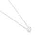 Colgante Solitario de oro blanco de 18 Kt con diamante de 0,05 a 0,20 ct