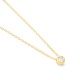 Colgante Solitario de oro amarillo de 18 Kt con diamante de 0,05 a 0,20 ct