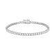 Pulsera Riviere de oro blanco de 18 Kt con diamantes de 1,00 a 5,00 ct