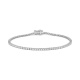 Pulsera Riviere de platino con diamantes de 1,00 a 5,00 ct