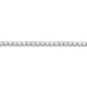 Pulsera Riviere de platino con diamantes de 1,00 a 5,00 ct