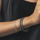 Pulsera Riviere de platino con diamantes de 1,00 a 5,00 ct