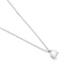 Colgante Solitario de oro blanco de 18 Kt con diamante de 0,50 a 0,70 ct, certificado GIA
