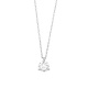 Colgante Solitario de oro blanco de 18 Kt con diamante de 0,50 a 0,70 ct, certificado GIA