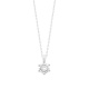 Colgante Solitario de oro blanco de 18 Kt con diamante de 0,50 a 0,70 ct, certificado GIA
