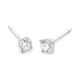 Pendientes Dormilona de oro blanco de 18 Kt con diamantes de 1,00 a 1,41 ct, certificado GIA