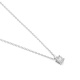 Colgante Solitario de oro blanco de 18 Kt con diamante de 0,04 a 0,15 ct