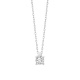 Colgante Solitario de oro blanco de 18 Kt con diamante de 0,04 a 0,15 ct