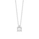 Colgante Solitario de oro blanco de 18 Kt con diamante de 0,04 a 0,15 ct