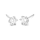 Pendientes Dormilona de oro blanco de 18 Kt con diamantes de 1,00 a 1,40 ct, certificado GIA