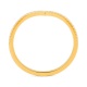 Anillo de oro amarillo de 18 Kt con diamantes de 0,10 ct