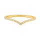 Anillo de oro amarillo de 18 Kt con diamantes de 0,10 ct