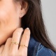 Pendientes de oro amarillo de 18 Kt con diamantes de 0,15 ct
