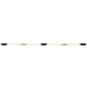 Pulsera con motivo y cadena de oro amarillo de 18 Kt con diamantes de 0,36 ct