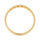 Anillo de oro amarillo de 18 Kt con diamantes de 0,08 ct