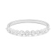 Anillo de oro blanco de 18 Kt con diamantes de 0,22 a 0,40 ct