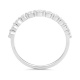 Anillo de oro blanco de 18 Kt con diamantes de 0,22 a 0,40 ct