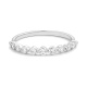 Anillo de oro blanco de 18 Kt con diamantes de 0,22 a 0,40 ct