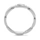 Anillo de oro blanco de 18 Kt con diamantes de 0,15 ct
